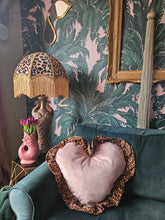 Load image into Gallery viewer, Cushion..... Blush velvet heart