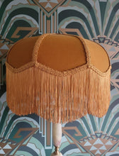 Load image into Gallery viewer, Hollywood Block Old Gold lampshade