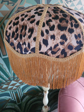 Load image into Gallery viewer, Hollywood Deco Leopard Lampshade in gold