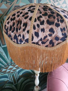 Hollywood Deco Leopard Lampshade in gold