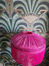 Load image into Gallery viewer, Kitsch..... Lady Gem sequin Lampshade