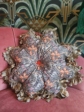 Load image into Gallery viewer, William Morris Velvet Star Cushion
