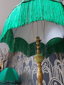 Emerald Art Deco Lampshade