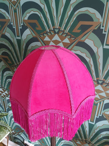 Pink Art Deco Lampshade