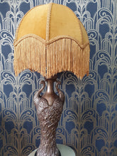 Load image into Gallery viewer, Old Gold Art Deco Lampshade