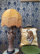 Load image into Gallery viewer, Old Gold Art Deco Lampshade