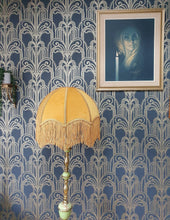 Load image into Gallery viewer, Old Gold Art Deco Lampshade