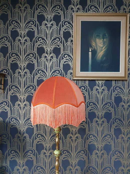 Peach Schnapps Art Deco Lampshade