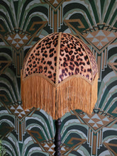 Load image into Gallery viewer, Art Deco Leopard Gold Lampshade
